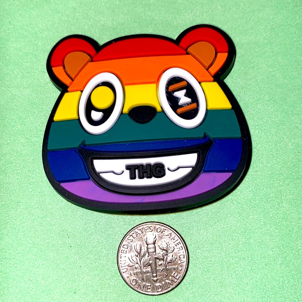 (10 for $15) Rainbow Bear THG Crocs Shoe Charms